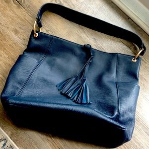 Laggo Navy Leather Purse Never Used